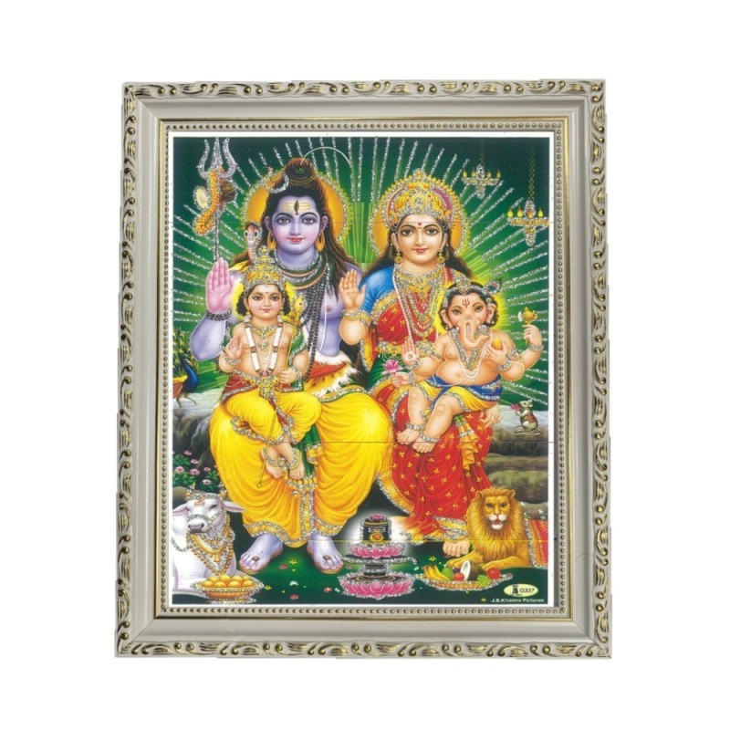 Satvik Lord Shiva, Mata Parvati, Lord Karthik & Lord Ganesha Designer