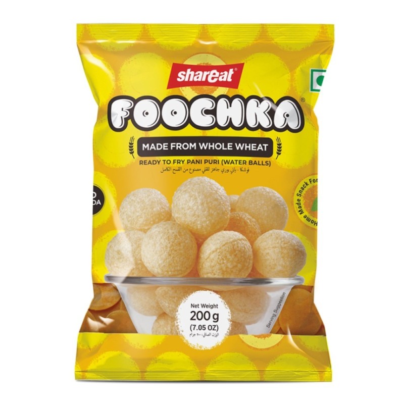 Shareat Foochka Ready to Fry Pani Puri (Water Balls) 200g