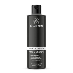 Khadi Men Amla & Bhringraj Hair Cleanser - Deep Cleanses, Nourishes