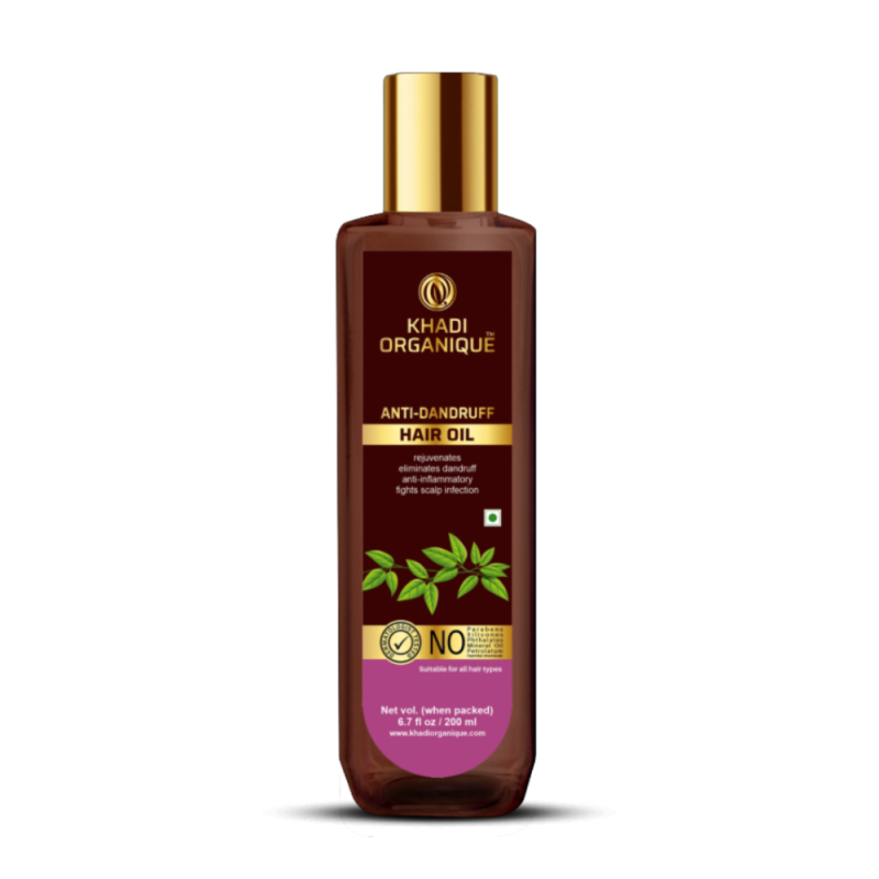 Khadi Organique Anti-Dandruff Hair Oil - Rejuvenates, Eliminates