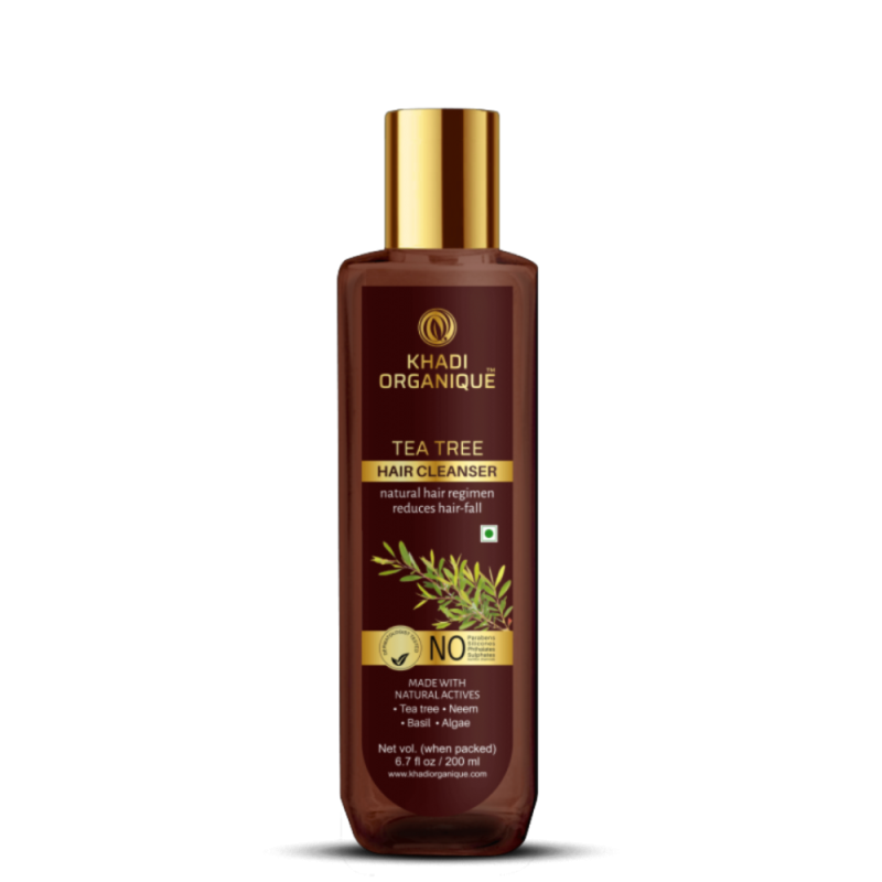 Khadi Organique Tea Tree Hair Cleanser - Natural Hair Regimen
