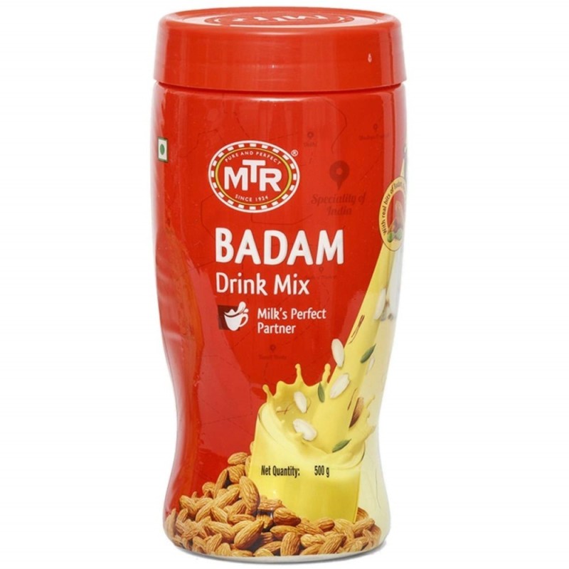 Mtr Badam Drink Mix, (Almond Drink Powder Mix) 500g