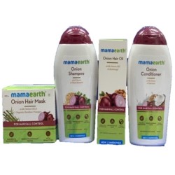 Mamaearth Anti-Hair Fall Kit: Onion Shampoo & Conditioner ( Each)