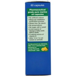 Vitabiotics Ultra Cod Liver Oil Plus Omega-3, 60 Capsules