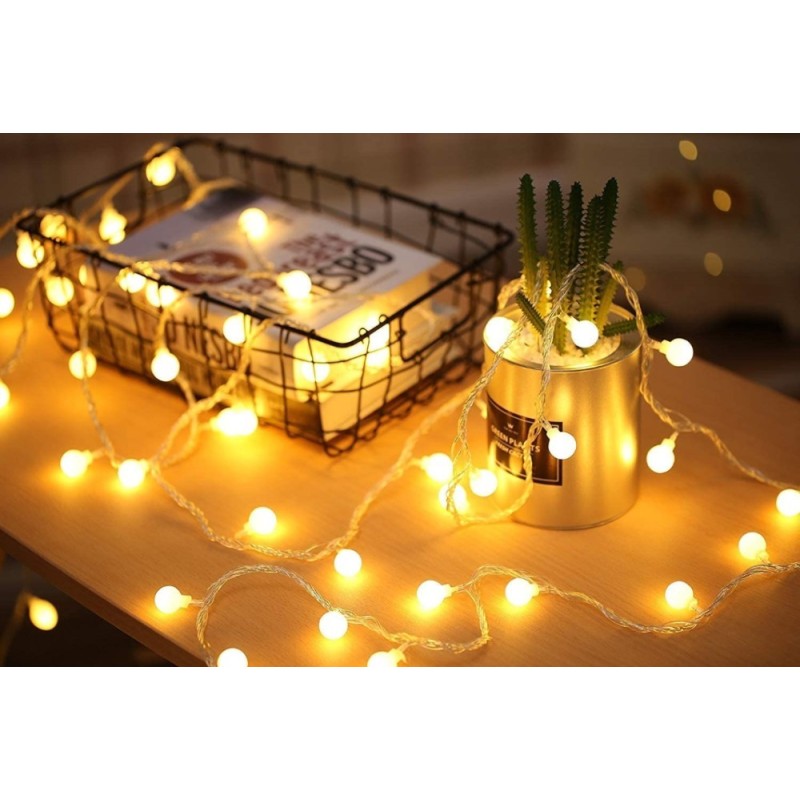 Kodayz Bulb LED Lights (Warm White, 10M) for Chirstmas Decoration