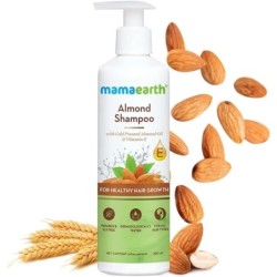 Mamaearth Almond Shampoo with Cold Pressed Almond Oil and Vitamin E