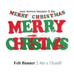 Kodayz Christmas Products, Merry Christmas Felt Banner for Home