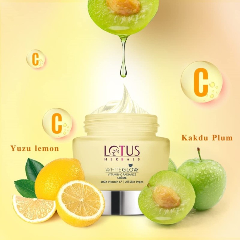 Lotus Herbals Whiteglow Vitamin C Radiance Cream SPF 20 for Dark