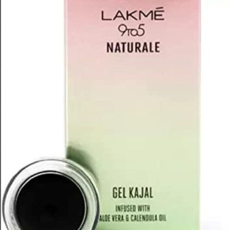 Lakmé 9to5 Naturale Gel Kajal Infused with Aloe Vera & Calendula Oil