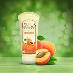Lotus Herbals Apriscrub Fresh Apricot Scrub Natural Exfoliating Face