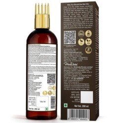 Wow Skin Science Bhringraj Hair Oil - with Comb Applicator - for All