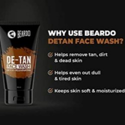 Beardo De-Tan Facewash for Men, Tan Removal Facewash for Men Oil