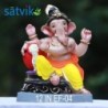 Satvik Ef 04 Eco Friendly Ganesha Idol Made of Clay Shadu Mati