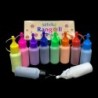 Satvik Squeeze Rangoli Powder 10 Bottles of Multi Colours (10 Colors)