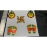 Satvik Acrylic Meenakari Kalash Shubh Labh Laxmi Charan Swastik