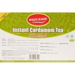 Wagh Bakri Instant Cardamon Tea (Unsweetened) 1 Box