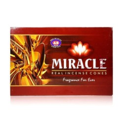 Miracle Real Incense Premium Dhoop Cones for Pooja and Prayer 6 Packs