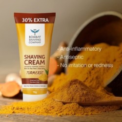 Bombay Shaving Company Turmeric Shaving Cream -, Yellow 78g