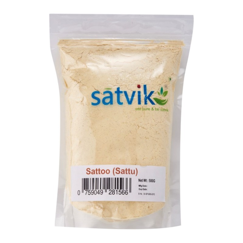 Satvik Sattoo (Sattu) Roasted Chickpeas Flour, Healthy and Protein