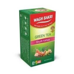Wagh Bakri Green Tea Shudh Kahwa Tea Bag, 25 Tea Bag* 62.5g