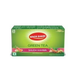 Wagh Bakri Green Tea Shudh Kahwa Tea Bag, 25 Tea Bag* 62.5g