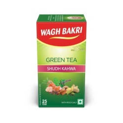 Wagh Bakri Green Tea Shudh Kahwa Tea Bag, 25 Tea Bag* 62.5g