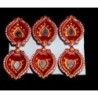 Satvik Colorful Clay Diyas for Diwali Festival, Multicolor Diwali