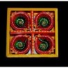 Satvik Colorful Clay Diyas for Diwali Festival, Multicolor Diwali