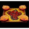 Satvik Colorful Clay Diyas for Diwali Festival, Multicolor Diwali