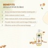 Indus Valley Bio Organic Cold Pressed Sweet Almond Oil 100ml