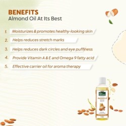 Indus Valley Bio Organic Cold Pressed Sweet Almond Oil 200ml