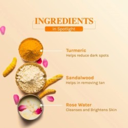 Lotus Herbals Radiance Boost Ubtan Face Wash Duo Turmeric, Sandalwood
