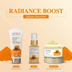Lotus Herbals Radiance Boost Ubtan Face Wash Duo Turmeric, Sandalwood