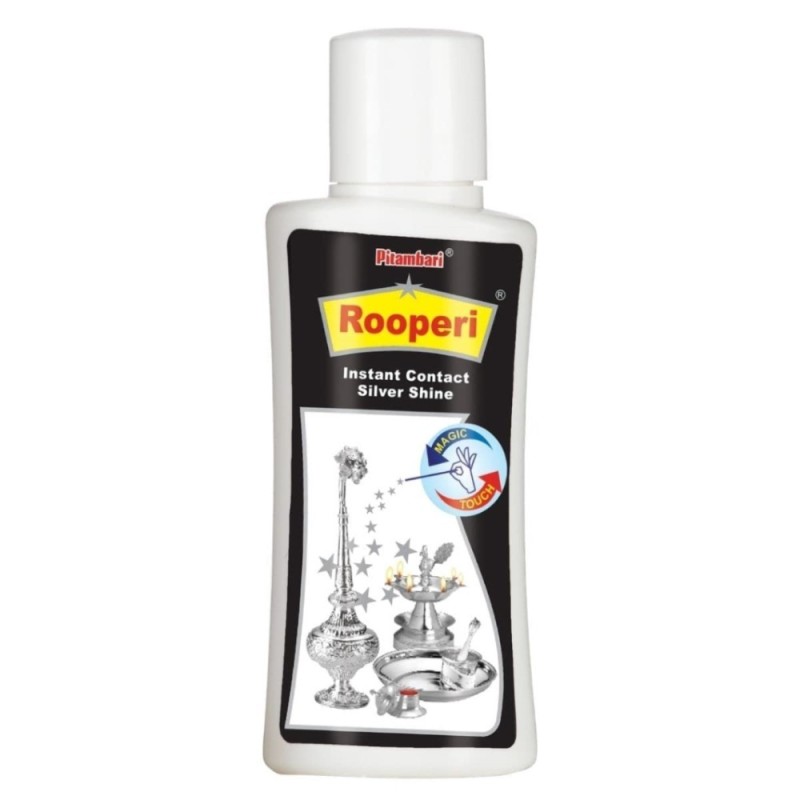 Pitambari Rooperi Instant Contact Silver Shine, Cleaner 50ml