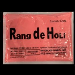 Satvik Rang De Holi (Red) Gulal of Color ( Each), Cosmetic Grade