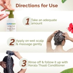Mamaearth Kerala Thaali Shampoo with Hibiscus, Shikakai, Amla, Flax