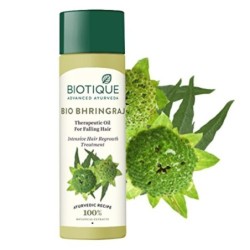 Biotique Bio Bhringraj Therapeutic Oil, for Falling Hair, Intensive