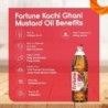 Fortune Premium Kachi Ghani Pure Mustard Oil, / Pet Bottle 500 Ml