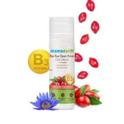 Mamaearth Bye Bye Face Cream, for Pore Tightening with Rosehip