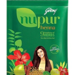Godrej Nupur Henna, /1Kg100% Natural Henna with Goodness of 9 Herbs