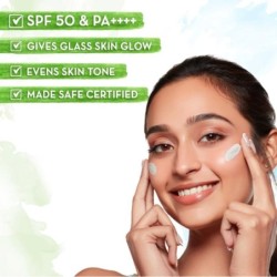 Mamaearth Rice Water Dewy Sunscreen with SPF 50 & PA++++ Uva & Uvb