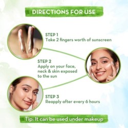 Mamaearth Rice Water Dewy Sunscreen with SPF 50 & PA++++ Uva & Uvb