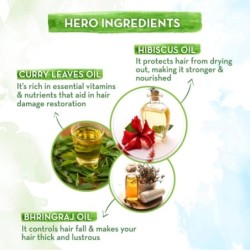 Mamaearth Hibiscus Damage Repair Hair Oil with Hibiscus & Curry