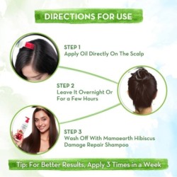 Mamaearth Hibiscus Damage Repair Hair Oil with Hibiscus & Curry