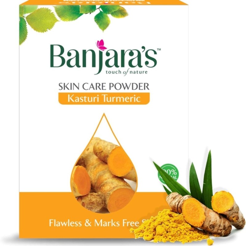 Banjara's Kasturi Turmeric Skin Care Powder
