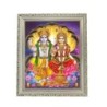 Satvik Lord Vishnu (Narayan) and Goddess Lakshmi Ji Designer White