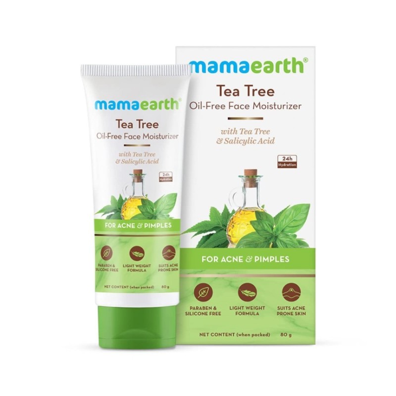 Mamaearth Tea Tree Oil-Free Moisturizer for Face for Oily Skin
