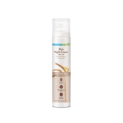 Mamaearth Rice Night Cream, for Clear Skin with Rice Water