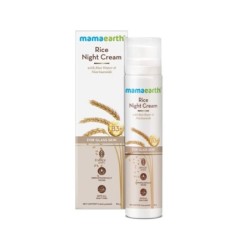 Mamaearth Rice Night Cream, for Clear Skin with Rice Water