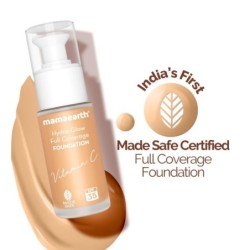 Mamaearth Hydra-Glow Full Coverage Dewy Finish Liquid Foundation